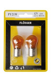 9667101 — Лампа Накала(PY21W) FLOSSER