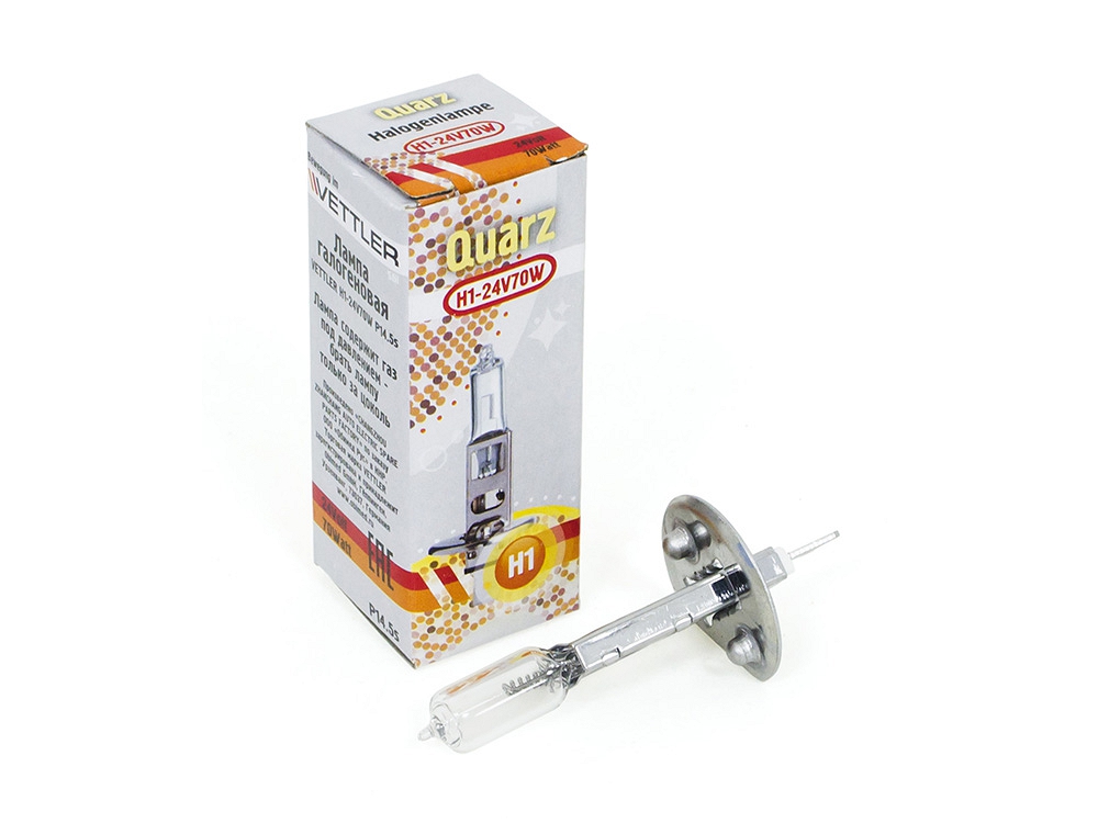 H124V70W — Лампа Галоген(H1) VETTLER