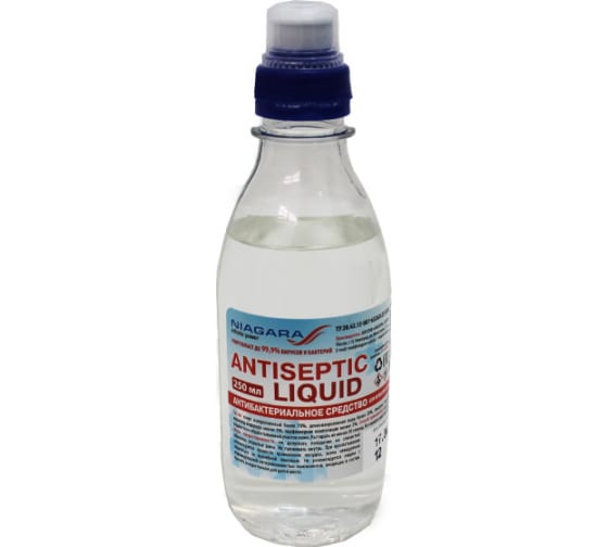 103100039 — Антисептик для рук с антибактериальным эффектом ANTISEPTIC LIQUID, 0 NIAGARA