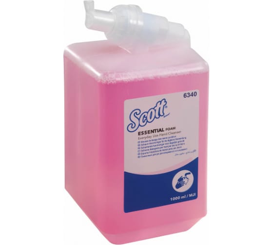 6340040 — Моющее средство для рук KIMBERLYCLARK SCOTT ESSENTIAL EVERYDAY USE, розовый 1 л 6340040 KIMBERLY-CLARK