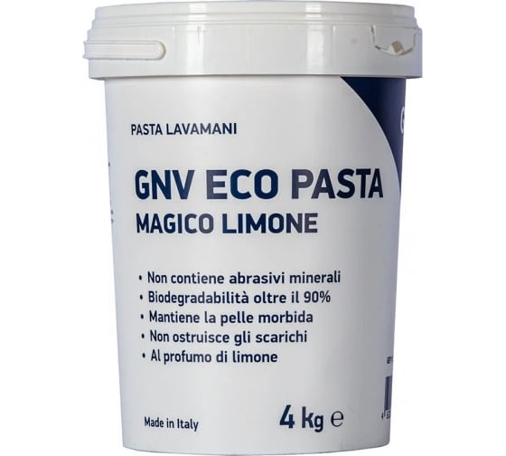 GEP1116405019240004000 — Паста для очистки рук GNV ECO PASTA MAGICO LIMONE GEP1116405019240004000 GNV