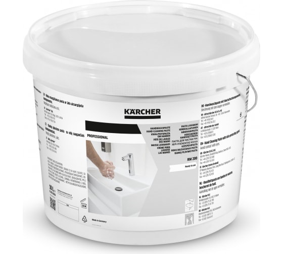 62910300 — KARCHER паста для мытья рук RM 200, 10 л 6.291030.0 KARCHER