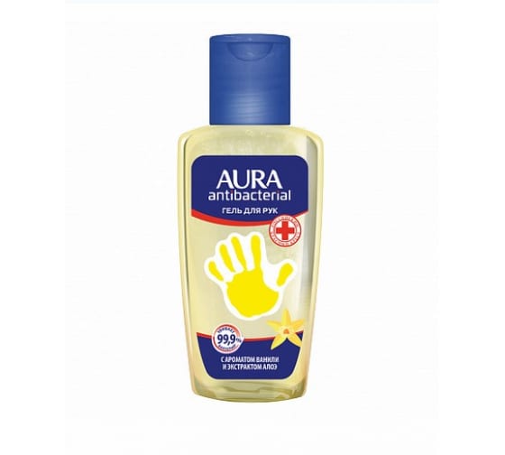 1015032433 — Гель санитайзер AURA антибактериальный ваниль 1015032433 AURA