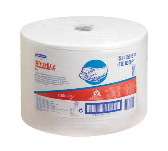 8356 — Протирочный материал KIMBERLYCLARK WYPALL X50, большой рулон, белый 8356 KIMBERLY-CLARK