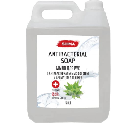 4603740920858 — Мыло для рук SHIMA ANTIBACTERIAL SOAP с антибактериальным эффектом 5 L 4603740920858 SHIMA