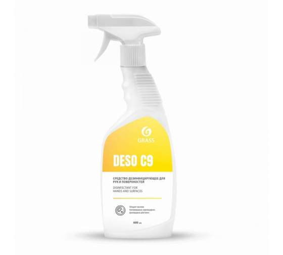 550023 — Дезинфицирующее средство "DESO C9" 600 мл GRASS