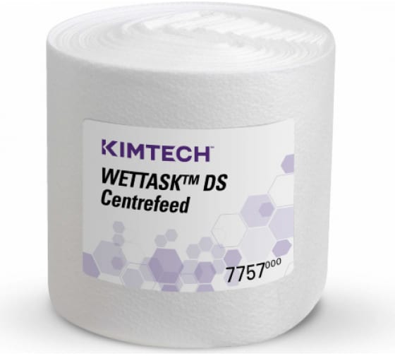7757 — Протирочные салфетки KIMBERLYCLARK KIMTECH WETTASK DS, рулон белый 7757 KIMBERLY-CLARK