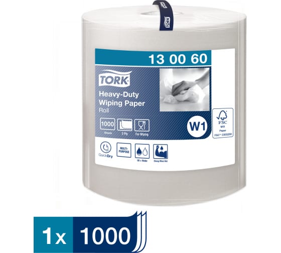 11106 — Индустриальная бумага TORK арт. 130060 Adv Wiper 430 W1 Performance 11106 TORK
