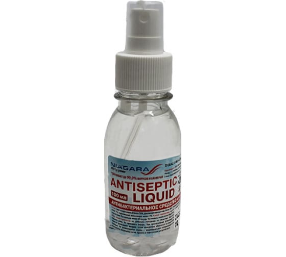 1033000038 — Антисептик для рук с антибактериальным эффектом ANTISEPTIC LIQUID, 0 NIAGARA