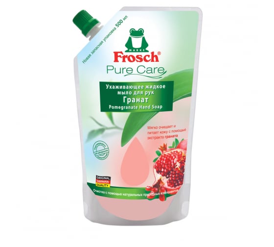 606092 — Жидкое мыло FROSCH гранат 500 мл 1102907 606092 FROSCH