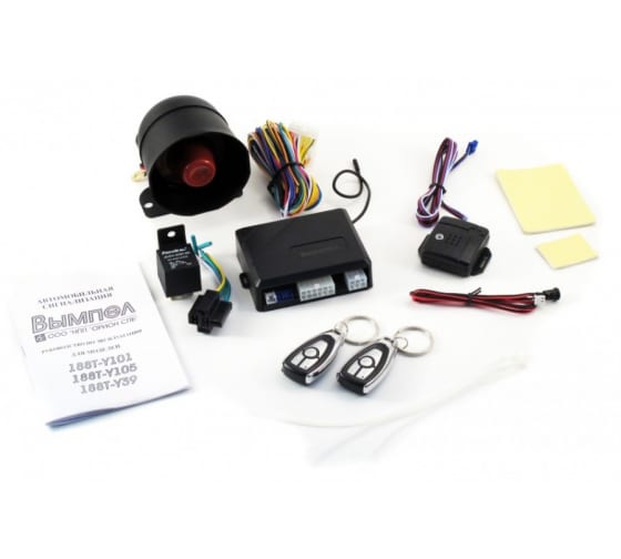 6063 — Сигнализация вымпел 188тY101 (2уровнев.датчик удара, сирена 15вт) ВЫМПЕЛ