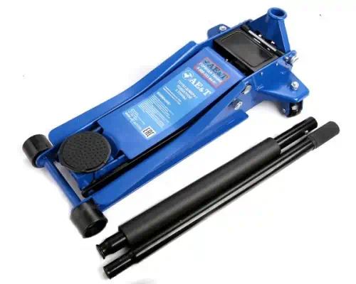 T31703 — Домкрат подкатной AE&T T31703  3т профессиональный низкий двухнасосный AE&T