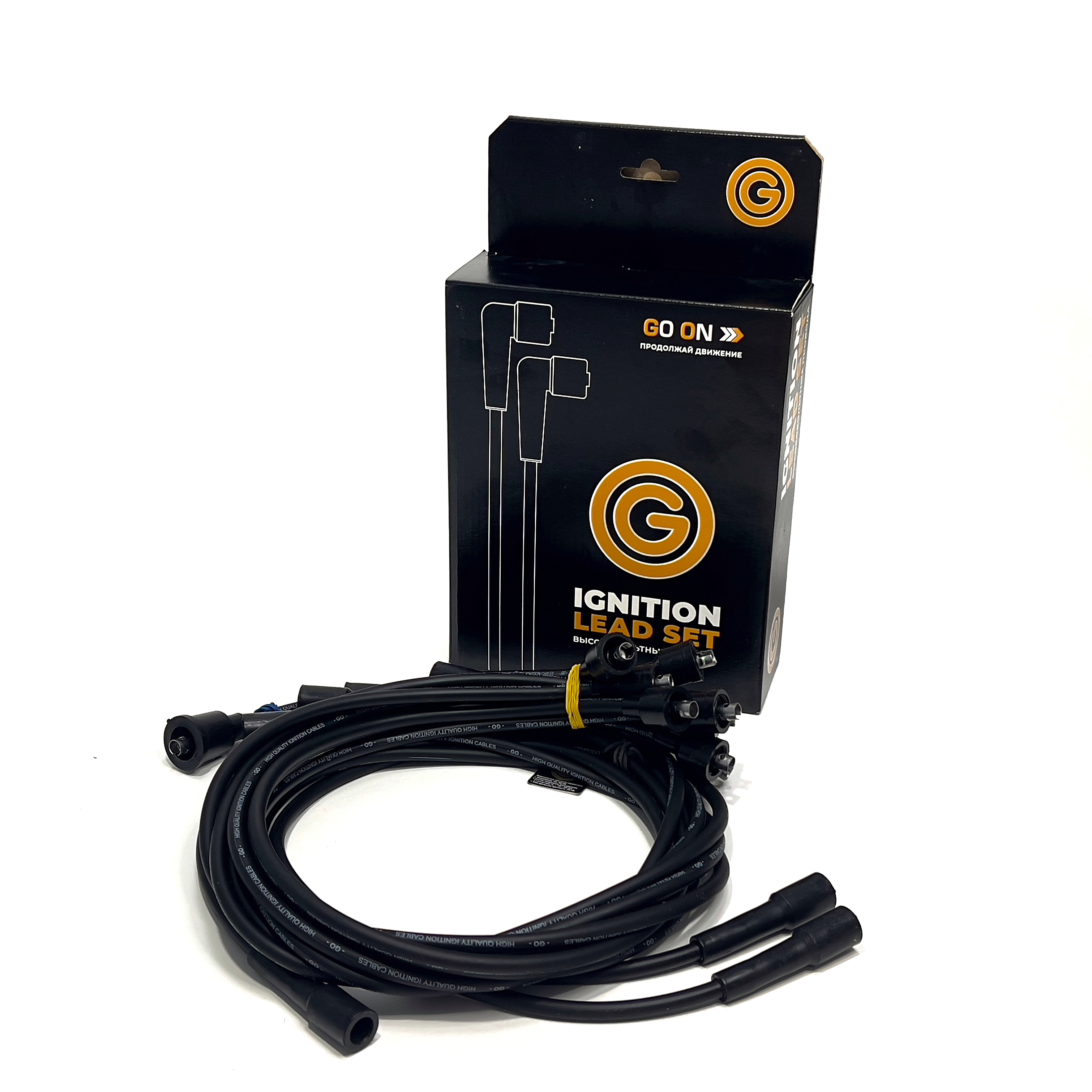 1303707080GO — 130.3707080 Комплект высоковольтных проводов двигателя ЗИЛ-508, ЗИЛ-509 GO