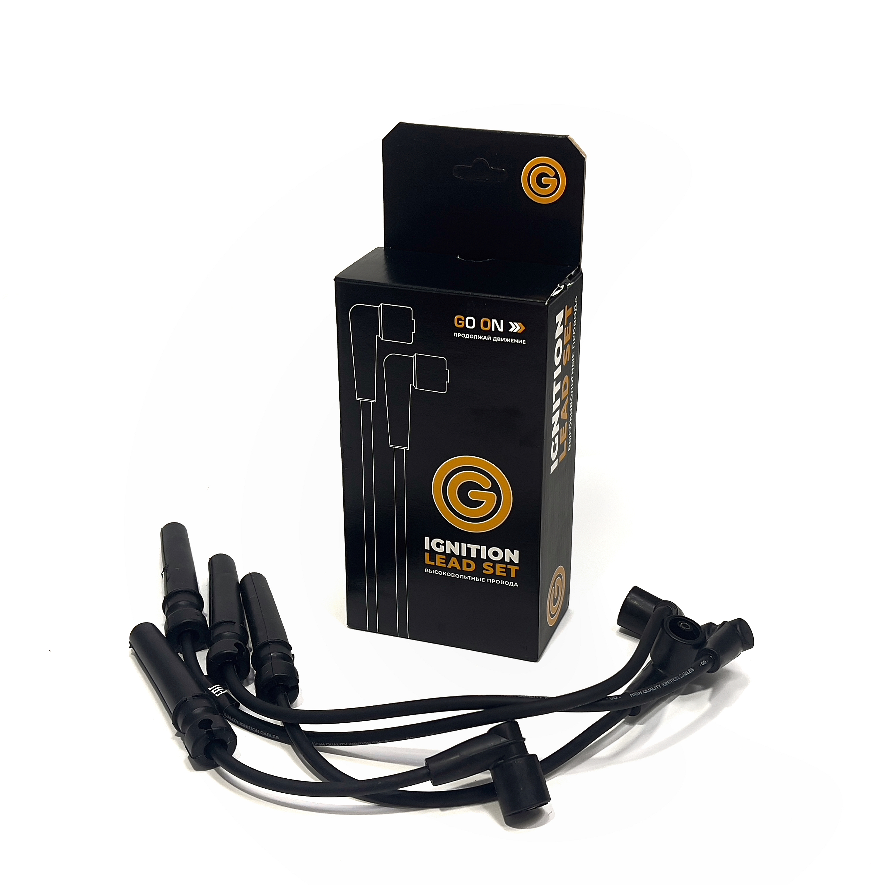 GO004 — Провода высоковольтные Chevrolet Aveo / Cruze (1,4-1,6л., 16 кл) Lanos (1,6л., 16 кл) [OEM №: 964977 GO