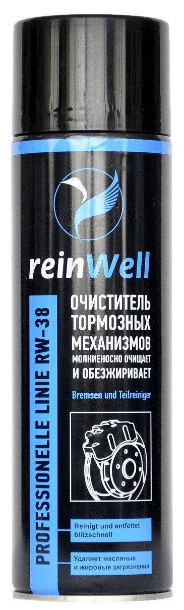 3239 — 3239 ReinWell Очист. торм. механизмов RW-38 (0,5л) REIN WELL