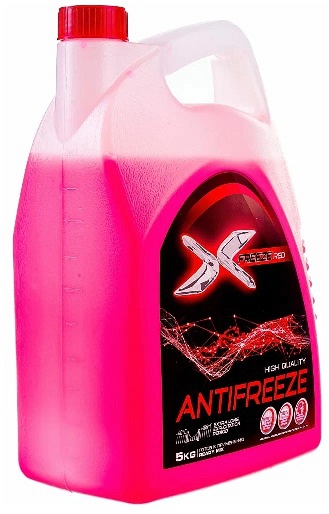 430206074 — Антифриз X-FREEZE RED G11 готовый -40 красный 5 кг 430206074 X-FREEZE