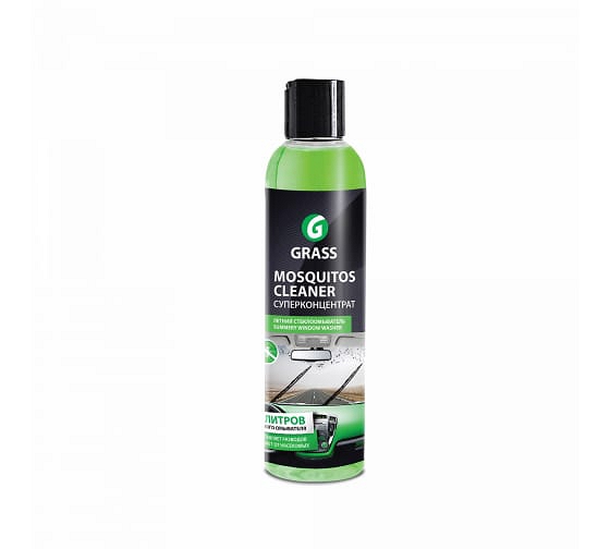 110104 — Концентрат летнего стеклоомывателя  "Mosquitos Cleaner Суперконцентрат" 250мл GRASS