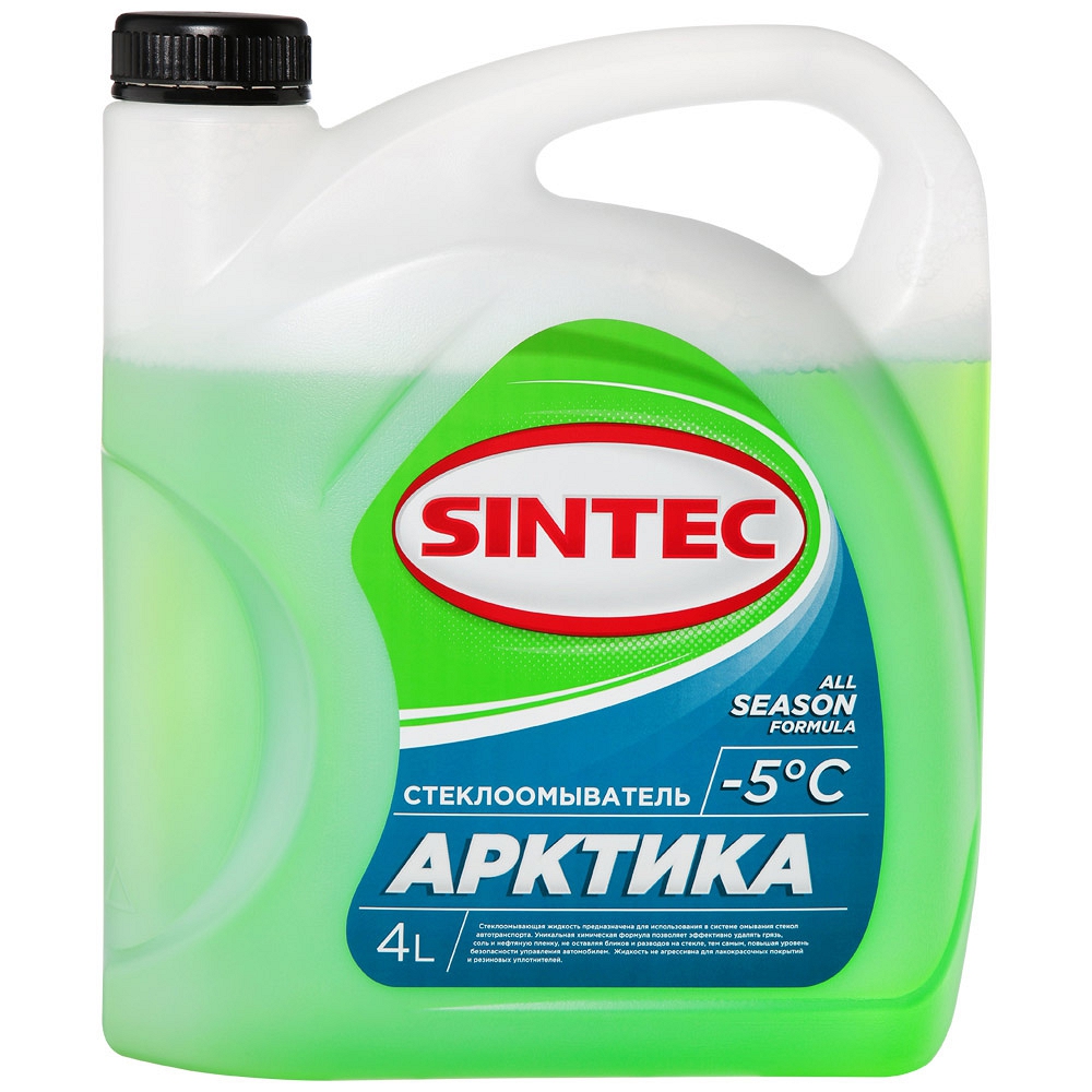 900619 — Жидкость стеклоомывателя (4л.) SINTEC