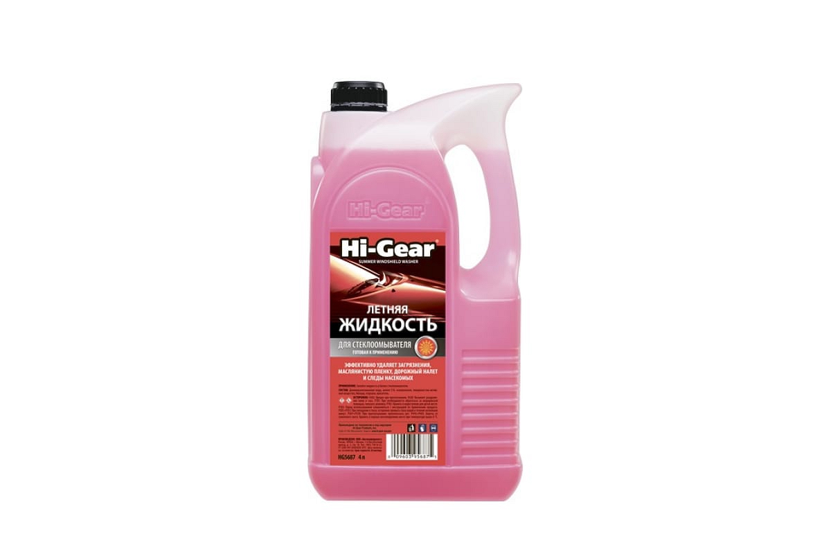 HG5687 — Жидкость стеклоомывателя (4л.) HI-GEAR