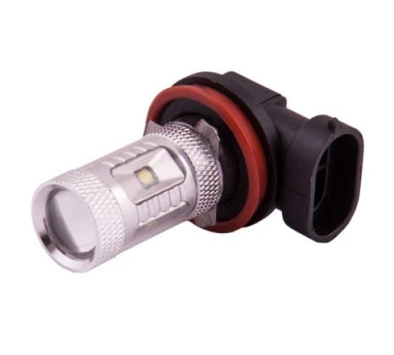 S08201008 — Автолампа диод SKYWAY 6 SMD диодов, 1-контактная, белая, ближний, дальний, противотуманные S08201008 SKYWAY