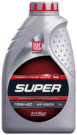 19194 — Масло Супер 15W40 SG/CD 1л LUKOIL