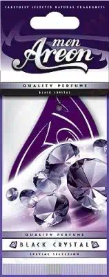 704043323 — Ароматизатор воздуха подвесной  бумажный MON  (BLACK) AREON