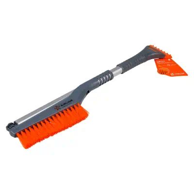 ABR10 — Щетка от снега иьда с плоской елескоп рукояткой и ягкой щетиной скребок AIRLINE