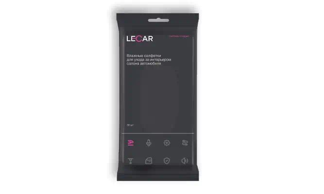LECAR000025112 — Салфетки влажные для ухода за интерьером салона автомобиля  LECAR