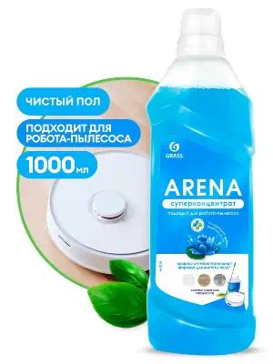125184 — Средство для пола с полирующим эффектом"ARENA" водяная лилия 1л GRASS