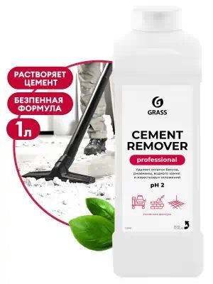 125441 — Средство для очистки после ремонта "Cement Remover" 1л GRASS