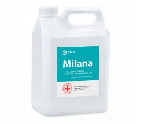 125583 — Мыло жидкое "Milana мыло-пенка Антибактериальное" (канистра 5кг) GRASS