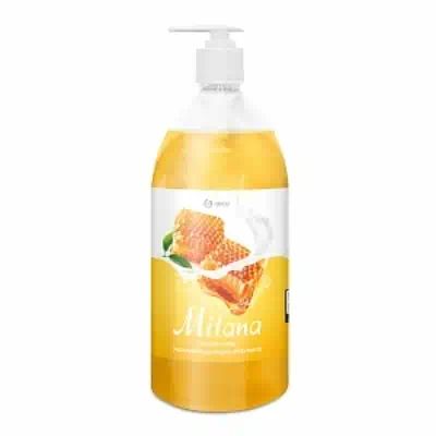126101 — Жидкое крем-мыло "Milana" молоко и мед с дозатором 1000мл GRASS