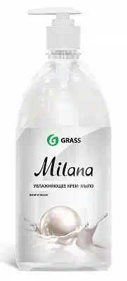 126201 — Жидкое крем-мыло "Milana" жемчужное с дозатором 1000мл GRASS