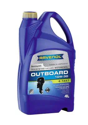 115320300401999 — Масло Outboardoel 4T 10w30 4л пс Германия RAVENOL