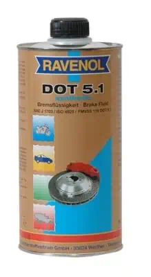 135060200101000 — Тормозная жидкость DOT-5.1 (1 л) (второй номер 401 35692213) RAVENOL