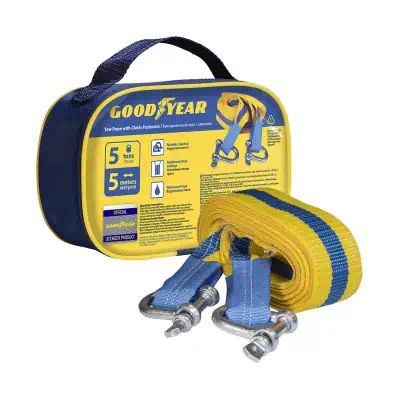 GY004005 — ТРОС буксировочный 5т 5м с шаклами ODYEAR GOODYEAR