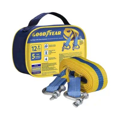 GY004007 — ТРОС буксировочный 12т 5м с шаклами ODYEAR GOODYEAR