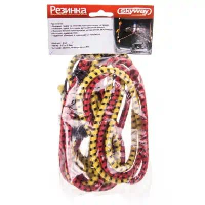 S06001007 — Стяжка уза резинка для крепления багажа етал крюк SKYWAY