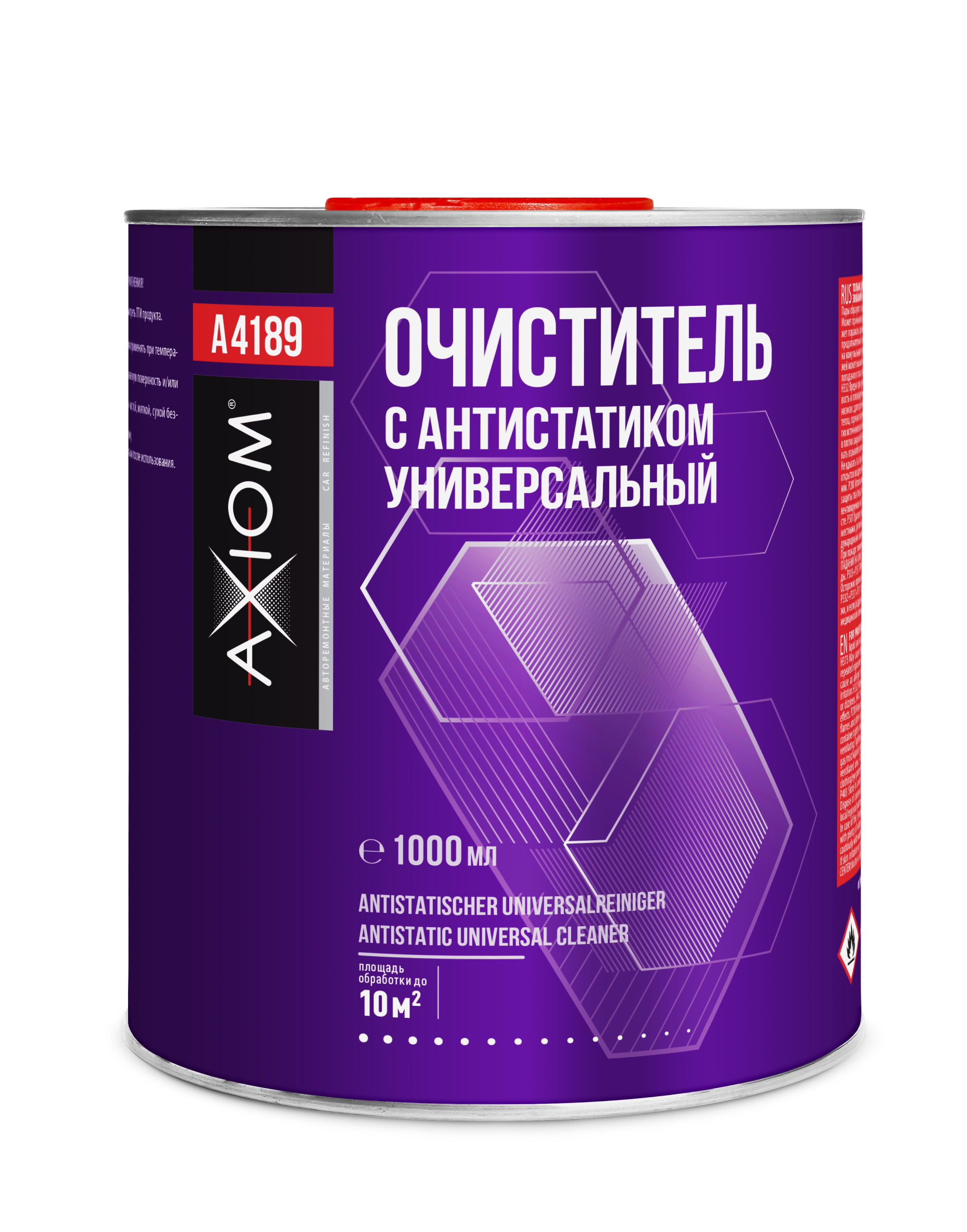 A4189 — Очиститель с антистатиком универсальный AXIOM 1000 мл AXIOM