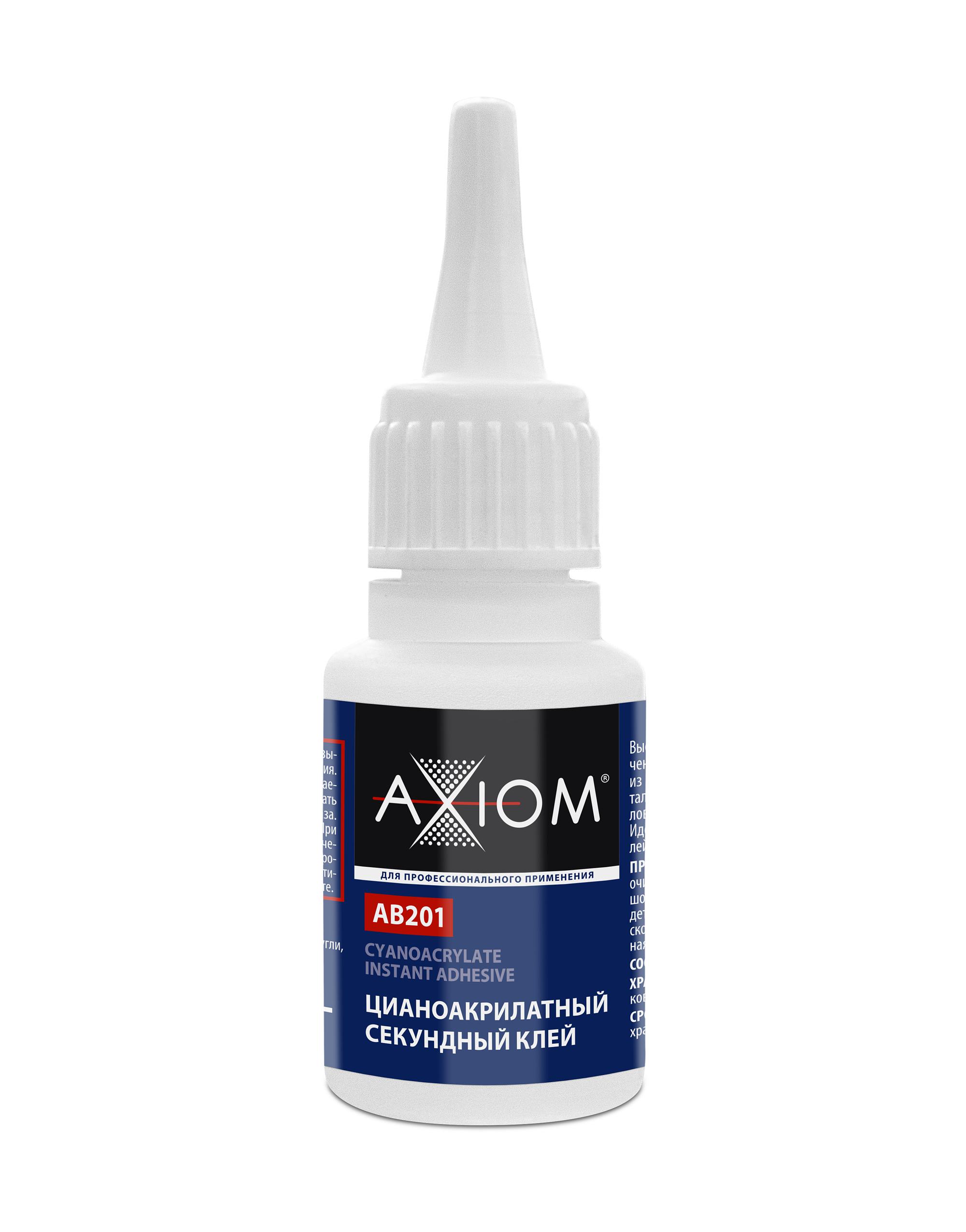 AB201 — Клей цианоакрилатный секундный г AXIOM