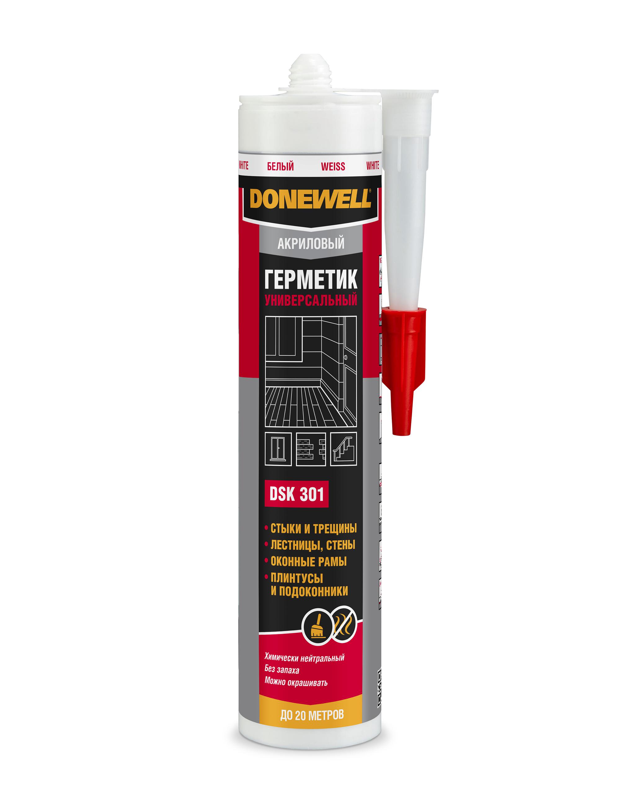 DSK301 — Герметик акриловый универсальный белый  DONEWELL