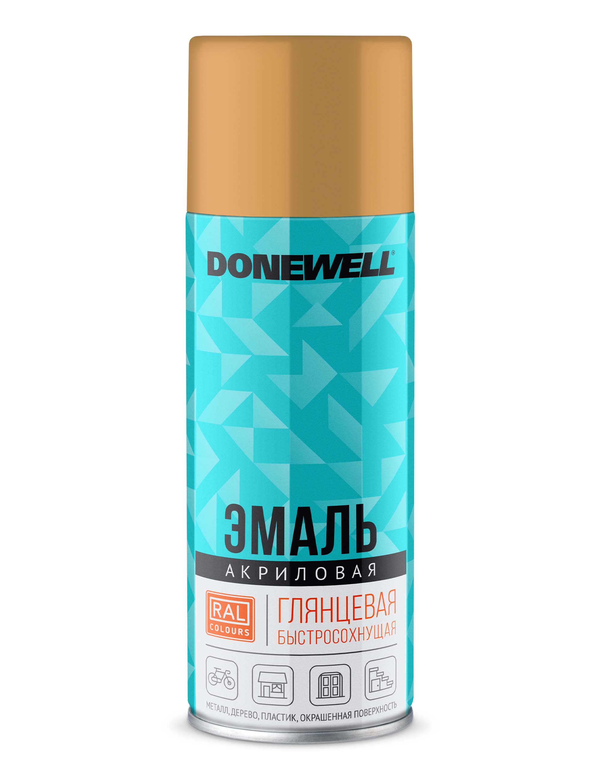 DWA1001 — Эмаль универсальная акриловая бежевая глянцевая  DONEWELL