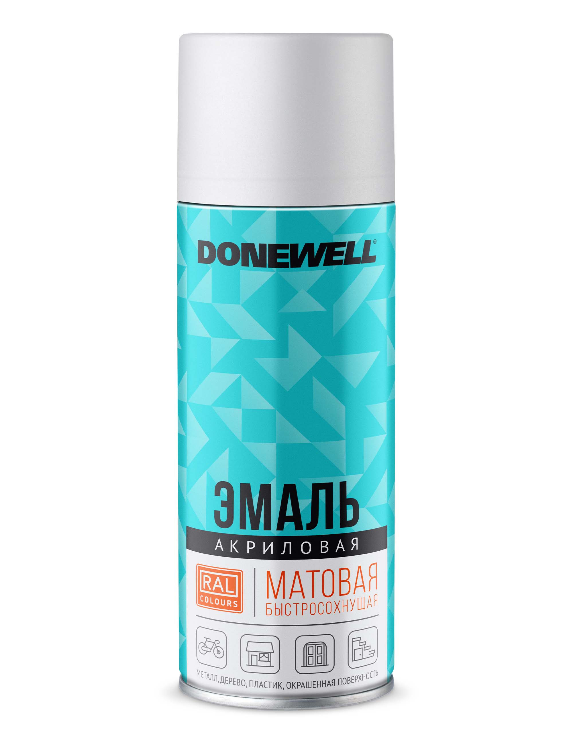 DWA9003M — Эмаль универсальная акриловая белая атовая  DONEWELL