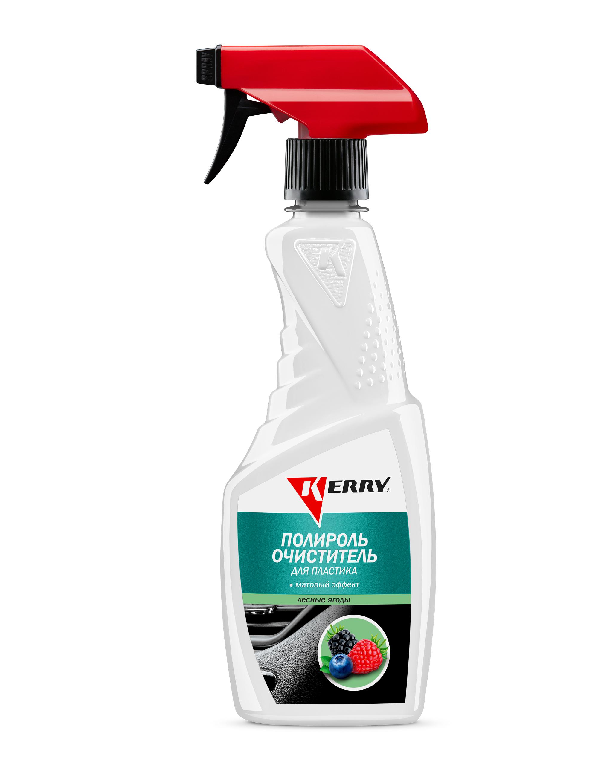 KR5056 — Полироль очиститель пластика салона с атовым эффектомесные ягоды риггер KERRY
