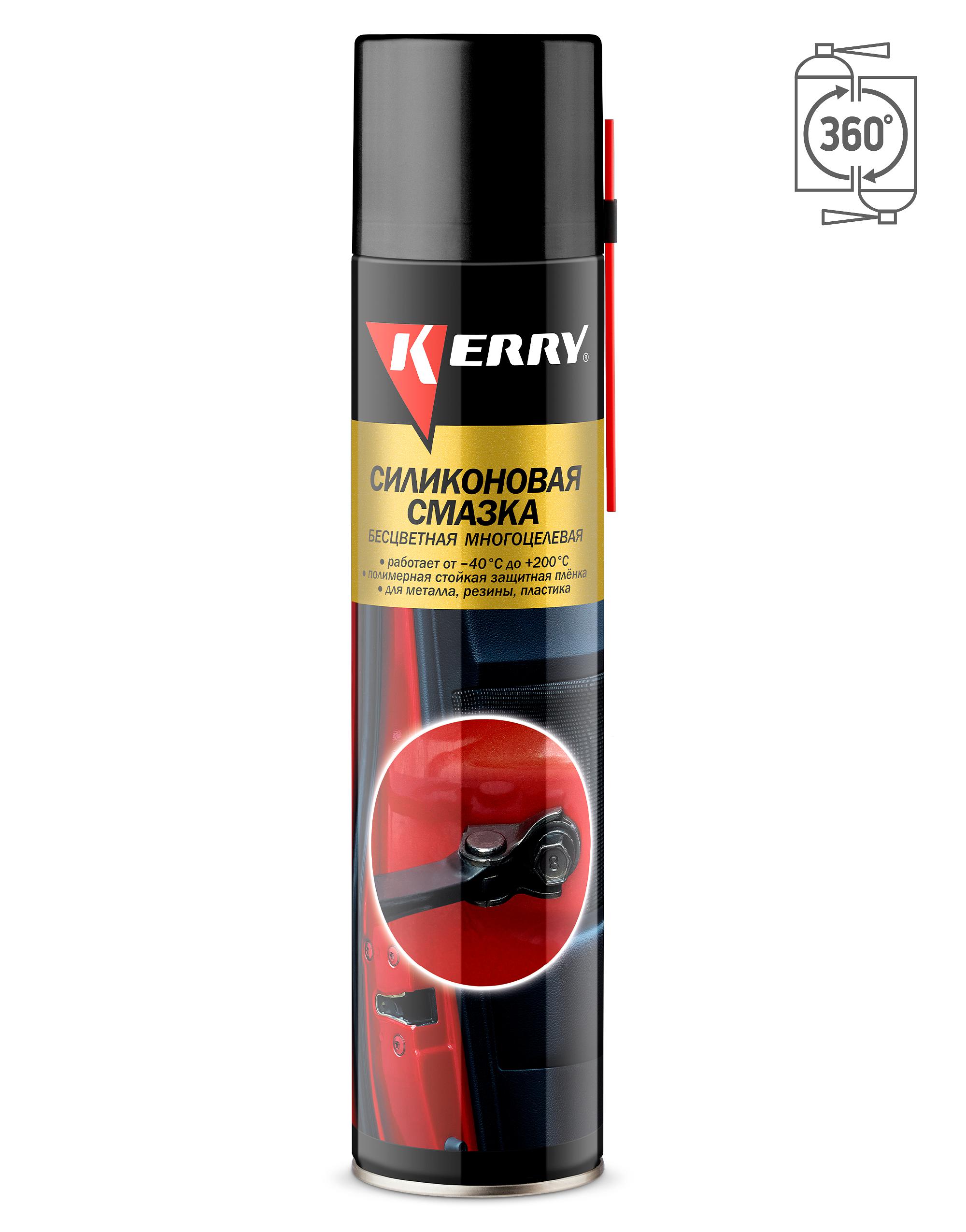 KR9413 — Смазка силиконовая с трубкой (400 мл) KERRY KERRY