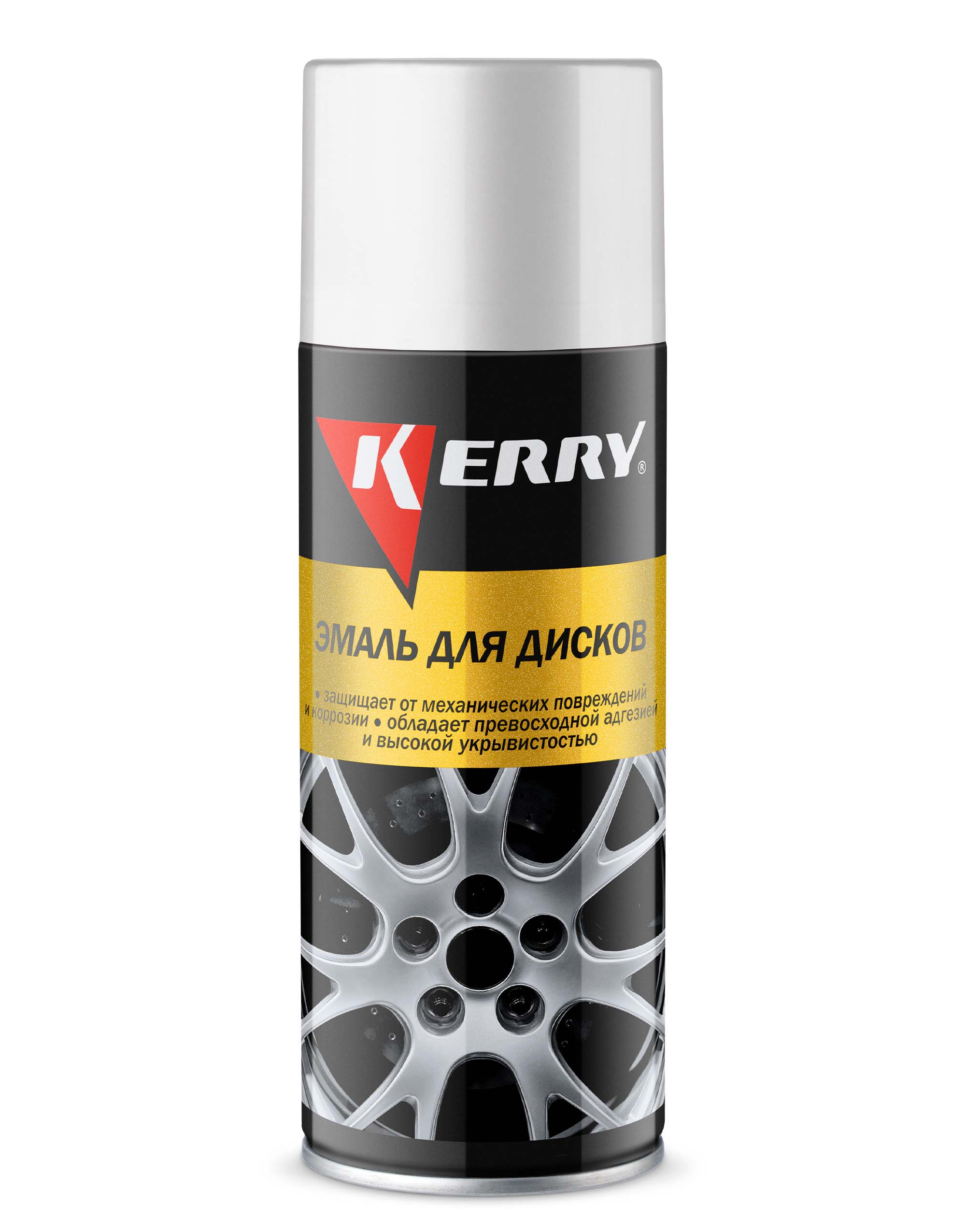 KR9605 — Краска для дисков KERRY аэрозоль стальная KERRY