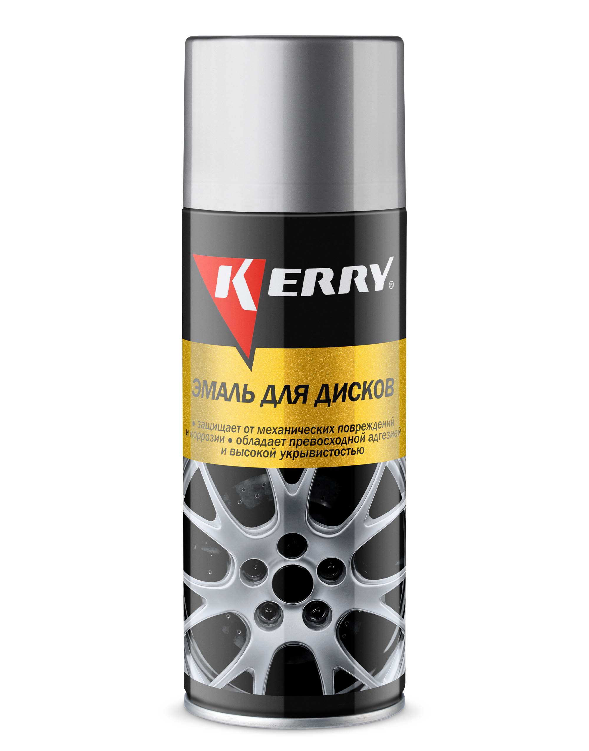 KR960 — Краска для дисков KERRY аэрозоль алюминий KERRY
