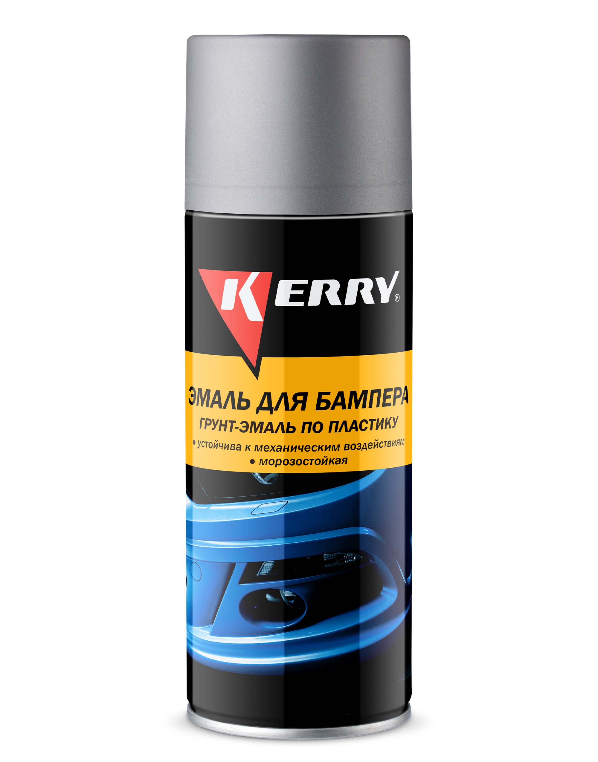 KR9611 — Краска для бампера KERRY аэрозоль серая KERRY