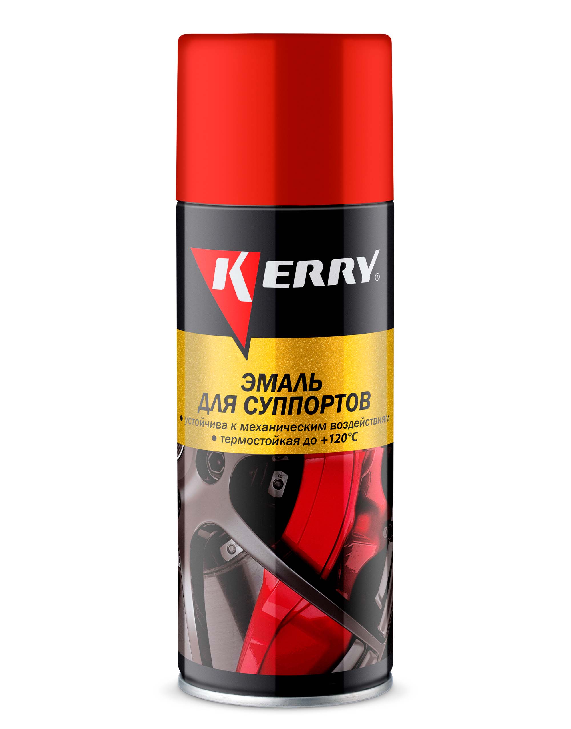 KR9621 — Эмаль для суппортов красная KERRY