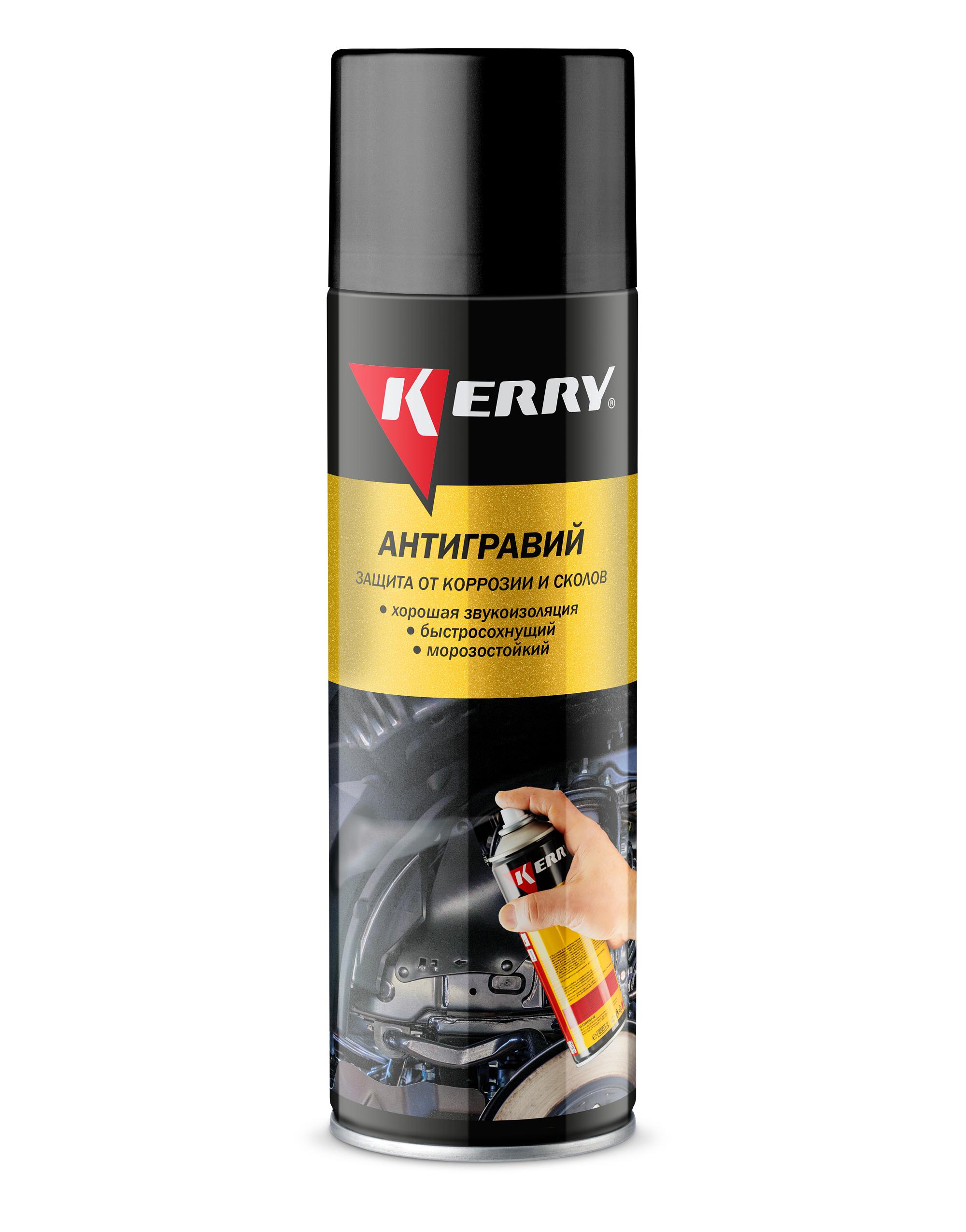KR9703 — Покрытие антигравийное белый аэрозоль  KERRY